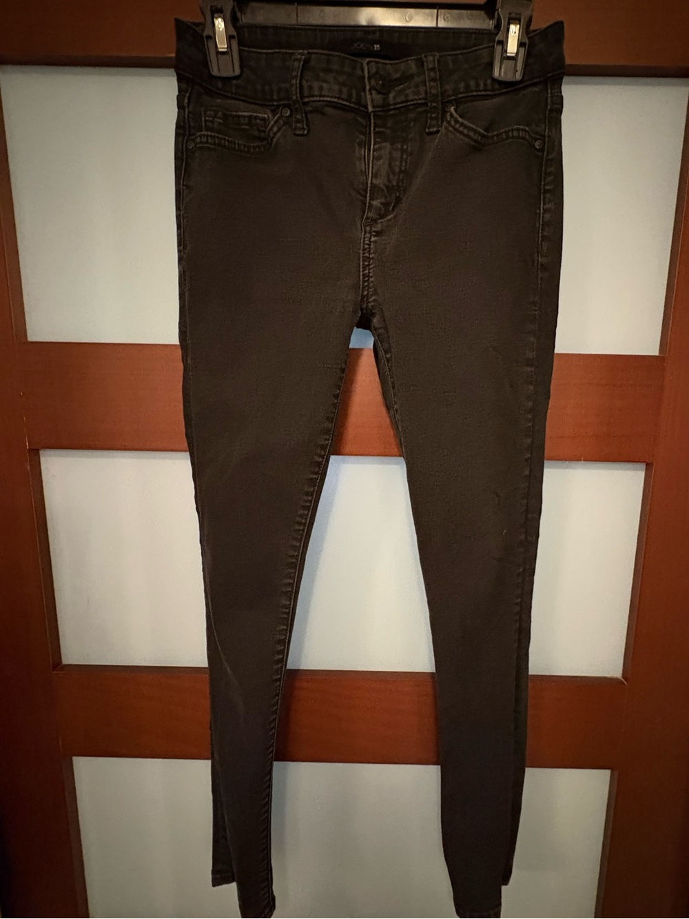 Joe's Jeans Black Washed Skinny Jeans